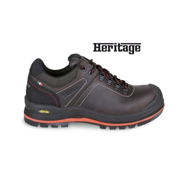 7293 HM Heavy Duty Faggyúzott full-grain bőrcipő nagyteljesítményű VIBRAM® talpfelülettel, kopásálló betéttel a saroknál, és poliuretán orrvédővel