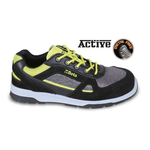 7314 AF SNEAKERS Perforált hasított bőr cipő nylon mesh és karbon betétekkel