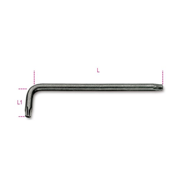 97RTx 15 mm Hajlított Tamper Resistant Torx® imbuszkulcs