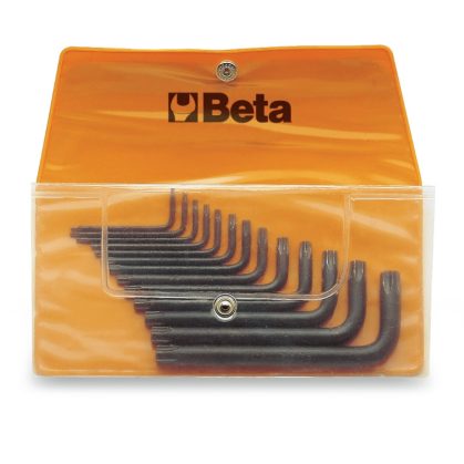   97Tx/B13 13 részes mm Hajlított Torx® imbuszkulcs szerszám készlet műanyag dobozban