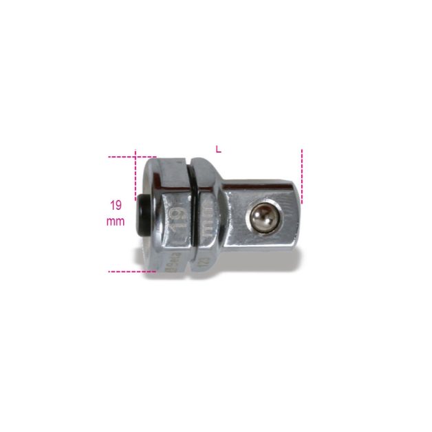 123Q1/2 Adapter gyorscsatlakozóval 1/2" 19 mm-es racsniskulcshoz 19