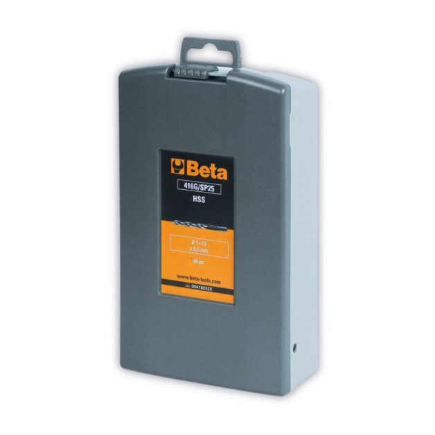 416G/SP25 25 DARABOS HSS FÚRÓFEJ KÉSZLET LÉPCSŐS FÚRÓCSÚCCSAL