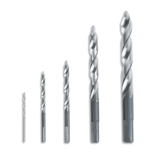 416G/SP25 25 DARABOS HSS FÚRÓFEJ KÉSZLET LÉPCSŐS FÚRÓCSÚCCSAL