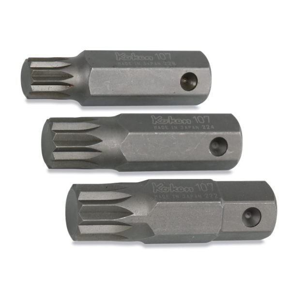 727/ES16XZN Bit fejek XZN® csavarokhoz, 16 mm, foszfátozott