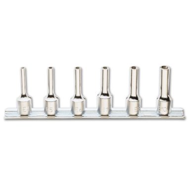   910FTX-L/SB6 6 részes hosszú Dugókulcs szerszám készlet Torx®-csavarokhoz (910FTX/L cikk) tartón