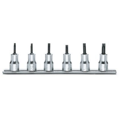   910TX/SB6 6 részes imbusz-Dugókulcs szerszám készlet Torx®-csavarokhoz (910TX cikk) tartón