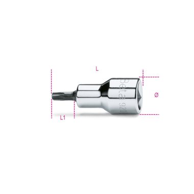   920TX 20 1/2"-osTorx® imbusz-Dugókulcs, krómozott, barnított hegy