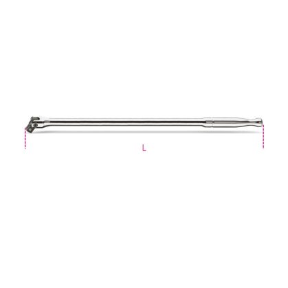   920M/35L 1/2”-os csuklós fém hajtószár, hosszított kivitel