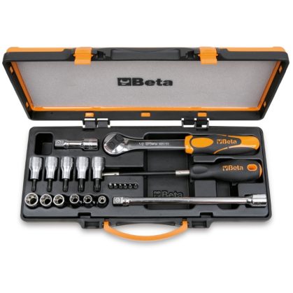   920TX/C17 6 csavarhúzóbetét, 6 Dugókulcs Torx®-csavarokhoz és 4 tartozék fémdobozban 