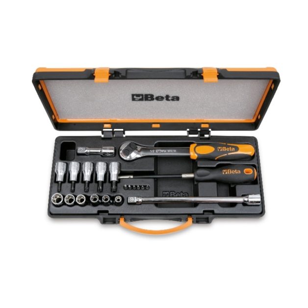 920TX/C17 6 csavarhúzóbetét, 6 Dugókulcs Torx®-csavarokhoz és 4 tartozék fémdobozban 