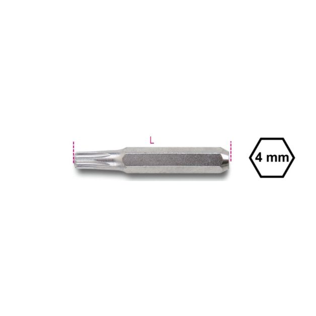 1256TX Csavarhúzóbetét 4 mm Torx®-csavarokhoz