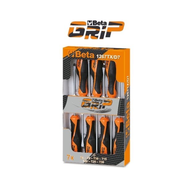 1267Tx/D7 7 részes imbusz-csavarhúzó szerszám készlet Torx® csavarokhoz