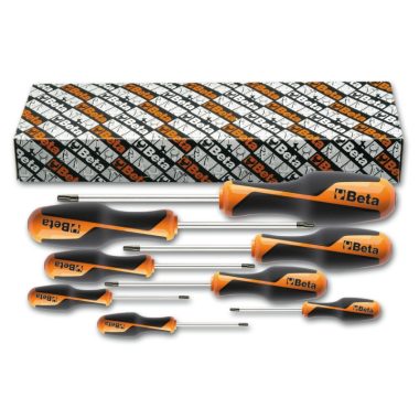   1268RTx/S8 Imbusz-csavarhúzókészlet markolattal Tamper Resistant Torx® csavarokhoz, 8 darabos
