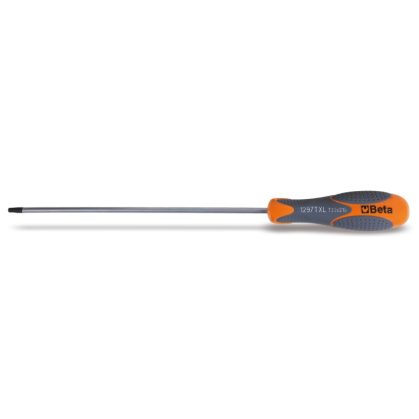   1297Tx-L Imbusz csavarhúzó Torx® csavarokhoz, hosszú krómozott, fekete fej