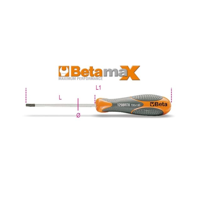 1298RTx Imbusz csavarhúzó Tamper Resistant Torx®-csavarokhoz