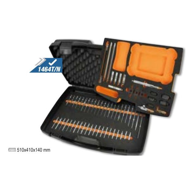 1464CBD/N Adapterkészlet diesel- és benzinmotorok kompresszió méréséhez, a 1464T és 1464T/N teszterhez