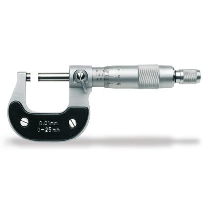   1658 Mikrométer kemény műanyag dobozban, pontosság 0.01 mm