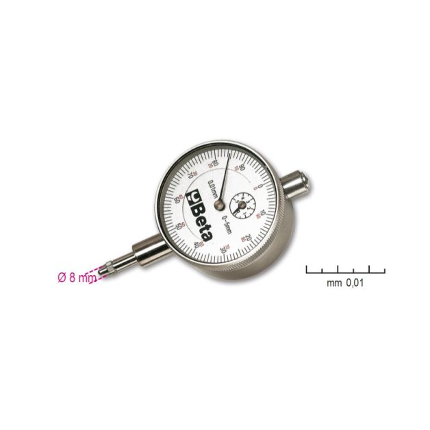 1662/1 - 1662/2 Mérőóra, kemény műanyag dobozban, pontosság 0.01 mm