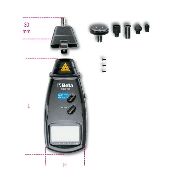 1760/TC2 Digitális fordulatszámmérő műszer
