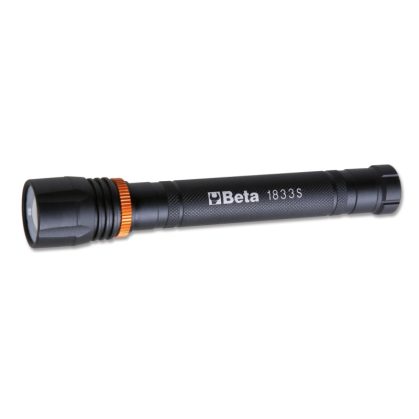   1833S LED zseblámpa intenzív fényerővel, robusztus eloxált alumíniumból, 500 lumenig
