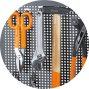 RSC24AXLP/PF Perforált szerszámtartó panel konzollal
RSC24AXLP/7 szerszámkocsihoz