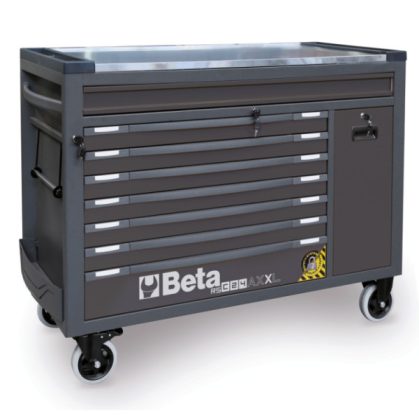   BW RSC24AXXL/A Worker 8 fiókos szerszámkocsi borulásgátló rendszerrel, hosszú modell 1061 darabos szerszámkészlettel