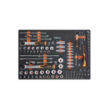   MM105 Habszivacs tálca 1/4"-os, 3/8"-os és 1/2"-os dugókulccsal
