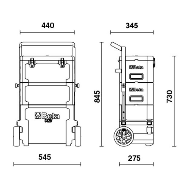 C42H - 4200H Szerszámkocsi 3 modullal