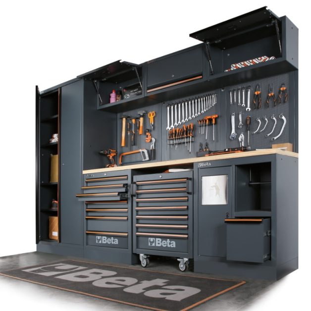 C45PRO M4 4 fiókos rögzített modul a C45PRO műhelyberendezés összeállításhoz