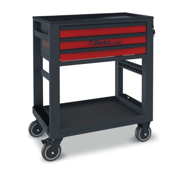 5100 RSC51-MQ38 3 fiókos szerszámkocsi és 38 darabos szerszámkészlet hibrid és elektromos gépjárművek javításához és karbantartásához