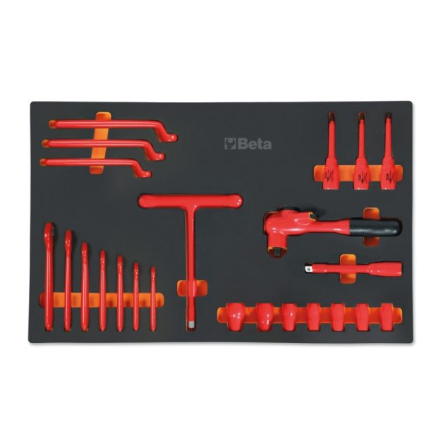 5100 RSC51-MQ38 3 fiókos szerszámkocsi és 38 darabos szerszámkészlet hibrid és elektromos gépjárművek javításához és karbantartásához