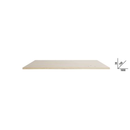   C58PLT-W 1,6 Rétegelt fa munkalap (1600x750 mm) a C58BC moduláris munkapadokhoz