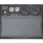 7042LCD LCD-hegesztő pajzs automatikus sötétedéssel az ívhegesztéshez MIG/MAG; TIG és plazmahegesztéshez. Áramellátás szolárcellákkal és Lithium-akkumulátorokkal, hosszú élettartamú LCD-filterekkel
