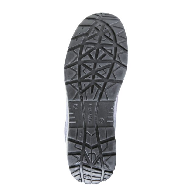 7316NG Jól szellőző hálós hasítottbőr cipő, a sarok stabilitását segítő alátámasztással 
