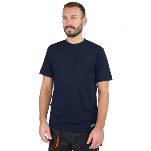 7553BL „Work” póló, pamutdzsörzé, 150 g/m2, kék