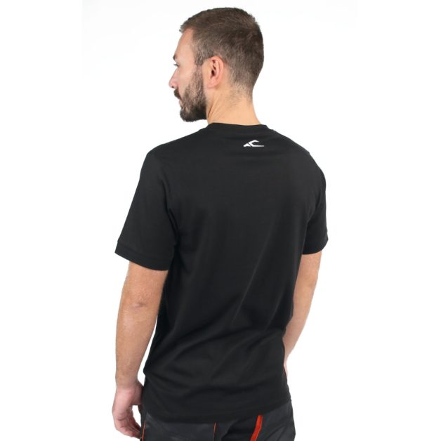 7553N „Work” póló, pamutdzsörzé, 150 g/m2, melanzs szürke