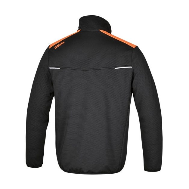 7564N XS Szellőző elasztikus polárdzseki, sokzsebes, fekete