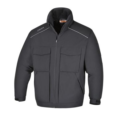   7750N/XS Bomber munkadzseki, sokzsebes,
100% poliészter, 100% poliészter vattázás,
120 g/m2, fekete