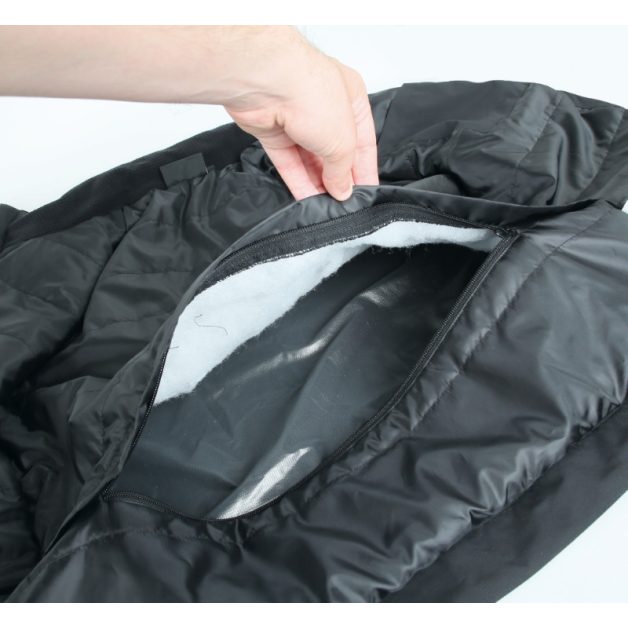 7750N/XXXXL Bomber munkadzseki, sokzsebes,100% poliészter, 100% poliészter vattázás,120 g/m2, fekete