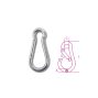 8274 Karabiner horog                                AISI 316