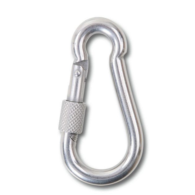 8274G Karabiner horog anyával AISI 316