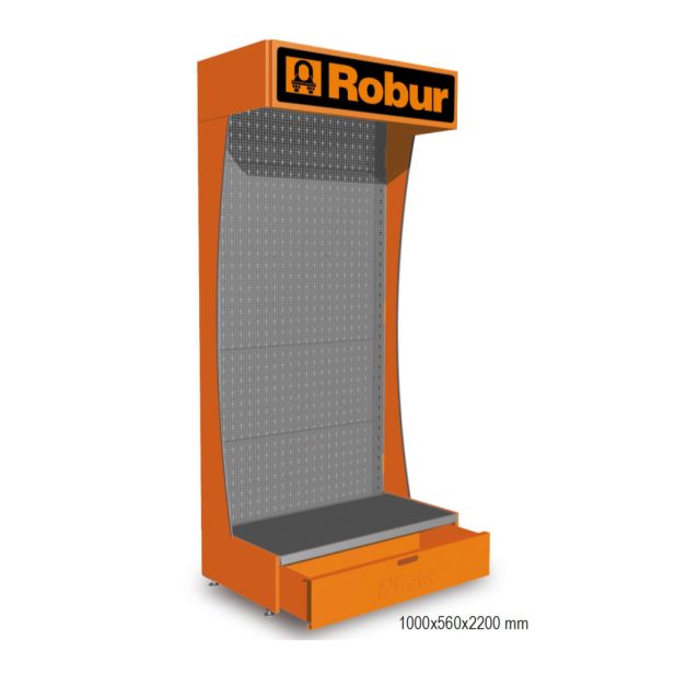 C88R/1 Robur bemutató állvány, üres 