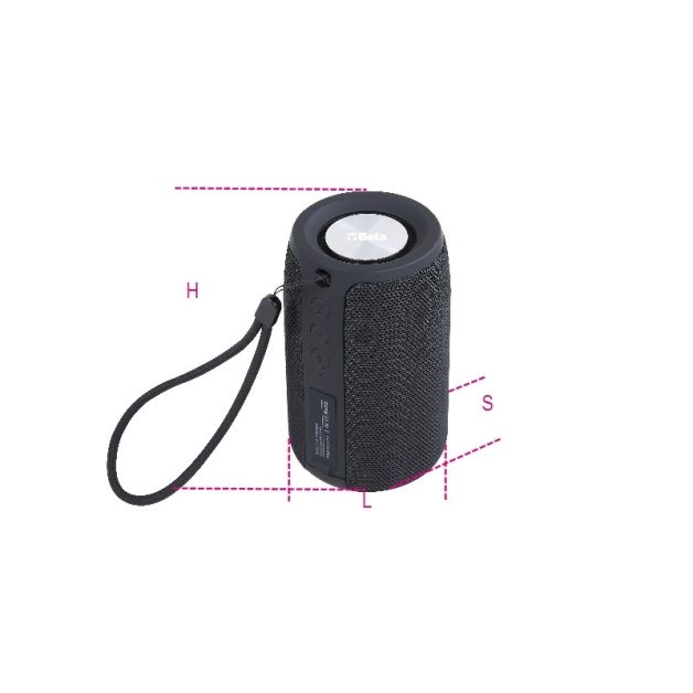 9549SBW Vezetéknélküli, hordozható Bluetooth 5.0 hangszóró, 6 funkció, kompakt és strapabíró, így már bárhol hallgathatja a kedvenc zenéjét.