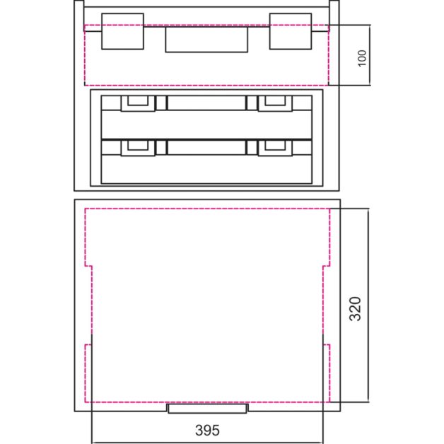 C99V3/2C-ABS SZERSZÁMTÁSKA, 2 HORDOZHATÓ